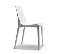 Scab sedia da tavolo ginevra lino in tecnopolimero alta qualita' Made in Italy R