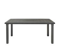 Scab Design Tavolo Modello ERCOLE 170 X 100 con Kit AGGANCIO - Disponibile in 3 Colori - per Interni ED Esterni (Antracite)