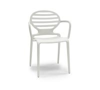 Scab Giardino S.P.A. Sedia cokka trasparente bianco Sedia cokka trasparente bianco