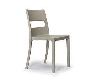 SCAB Giardino Sedia SAI Set 6 sedie - Tortora