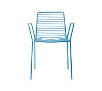 Scab Sedia con Braccioli Summer Azzurro