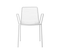 Scab Sedia con Braccioli Summer Bianco