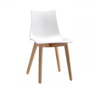 Scab Sedia Natural Zebra Antishock art. 2805 con struttura in legno e scocca in policarbonato - CON VOUCHER 15% NEL CARRELLO