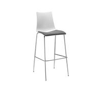 Scab Sgabello Zebra Antishock con Cuscino H.80 Scocca Bianco Pieno