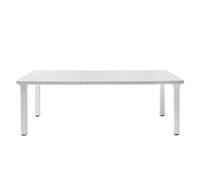 Scab Tavolo allungabile Per3 art. 1893 con struttura in alluminio e piano in alluminio da 170(220)x100 cm - CON VOUCHER 15% NEL CARRELLO