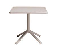 Scab Tavolo Quadrato Eco Fisso 80 cm Tortora