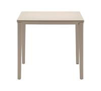 Scab Tavolo Quadrato Timo 80 cm Tortora
