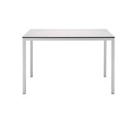 Scab Tavolo Rettangolare Mirto 120 cm Gambe Bianco Piano Bianco