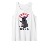 Scabs Suck - Non Mi piacciono Le croste, né Scabby The Rat Canotta