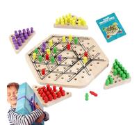 Scacchi A Triangolo - Gioco Di Catene A Triangolo, Giochi Di Scacchi A Catena Trianglee, Giochi Di Peg Trianglee | Gioco Per Bambini, 2-4 Giocatori, Pensiero, Esercizio, Puzzle, Aula, Famiglia, Viaggi