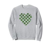 Scacchi Amore Cuore Cervello Sport Gioco da Tavolo Felpa