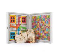 Scacchi/Backgammon/Ludo/Serpenti - Disegno A Mano Colorato Per Bambini In Gre