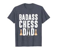 Scacchi Badass papà Scacco Matto Gioco Giocatore Regalo Maglietta, Uomo, Pervinca, S