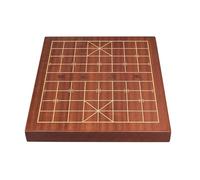 Scacchi cinesi in legno Xiangqi, gioco da tavolo da tavolo multigioco for riunioni di famiglia e all'aperto(17.7 x 15.9 x 1.4in)