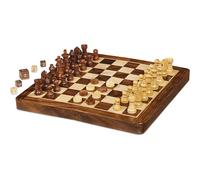 Dal Negro Scacchi Dama Backgammon Legno Pieghevole 30x15