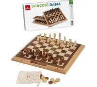 DAL NEGRO 053481 SCACCHI DAMA PIEGHEVOLE LEGNO