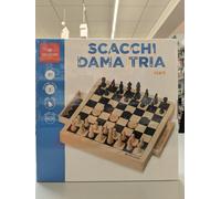 Gioco da Tavolo Dal Negro Scacchi Dama Tria