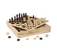 Gioco da Tavolo Dal Negro Scacchi Dama Tria Top