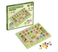 Scacchi di memoria di legno | Set di scacchi magnetici | Gioco da tavolo corrispondente | Brain che prende in il gioco a due giocatori | Giocattolo di apprendimento educativo per bambini, adulti,