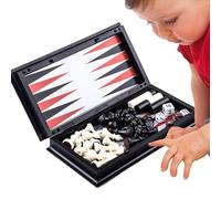 Scacchi di viaggio - Vassoio magnetico portatile,Attività educative per principianti con pieghevole per casa campeggio gioco all'aperto