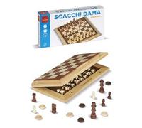 DAL NEGRO 053481 SCACCHI DAMA PIEGHEVOLE LEGNO