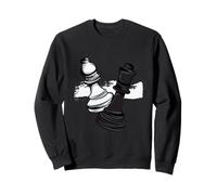 Scacchi Giocatore di Scacchi Scacchiera Pezzi degli Scacchi Cavaliere Felpa