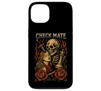Scacchi Grim Mietitore Teschio Scacco Matto Gotico Amante degli Scacchi Custodia per iPhone 13