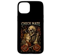 Scacchi Grim Mietitore Teschio Scacco Matto Gotico Amante degli Scacchi Custodia per iPhone 15 Plus
