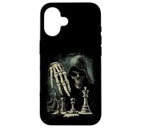 Scacchi Grim Mietitore Teschio Scacco Matto Gotico Amante degli Scacchi Custodia per iPhone 16
