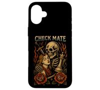Scacchi Grim Mietitore Teschio Scacco Matto Gotico Amante degli Scacchi Custodia per iPhone 16 Plus