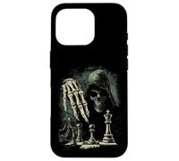 Scacchi Grim Mietitore Teschio Scacco Matto Gotico Amante degli Scacchi Custodia per iPhone 16 Pro