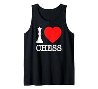 Scacchi I Love Chess Regina Bianca Amo Gli Scacchi Canotta