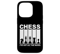 Scacchi I've Got All the Moves Retro Chess Player Amante Custodia per iPhone 14 Pro