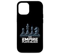 Scacchi L'Impero gioca alla vittoria del gioco di strategia Black Power Move Custodia per iPhone 12/12 Pro