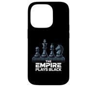 Scacchi L'Impero gioca alla vittoria del gioco di strategia Black Power Move Custodia per iPhone 14 Pro