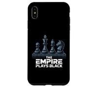 Scacchi L'Impero gioca alla vittoria del gioco di strategia Black Power Move Custodia per iPhone XS Max