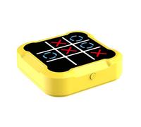 scacchi magnetici Gioco portatile del tris, macchina da gioco educativa portatile for l'istruzione e la memoria, for viaggi, casa, scuola, ricaricabile legno(Geel)