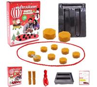 Scacchi Magnetici Natalizie, Magnetic Chess Game, Scacchi Magnetici Gioco,Gioco da tavolo magnetico multigiocatore, da 1 a 4 giocatori,Portatile Scacchiera Magnetiche for Festes in Famiglias Viaggios