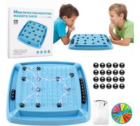 Scacchi Magnetici, Set di Scacchi Magnetici Sctnny con Disco di Pena, Gioco da Tavolo Magnetico, Gioco di Scacchi Magnetici con Pietre Magnetiche, Set di Accessori per Feste per Incontri Familiari