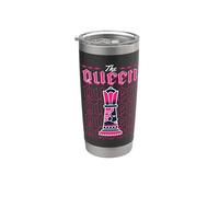 Scacchi Pezzo La Regina Divertente Halloween Partito Costume Corrispondente Bicchiere termico in acciaio inox doppia parete