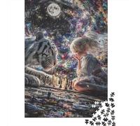 Scacchi Puzzle in Legno Adulto 1000 Pezzi Puzzle Decorazione Interna Unica Regalo Per Amore E Amico Per Gioco Familiare Divertimento Gioco Stress Relief 1000pcs (75x50cm)