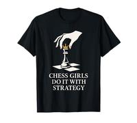 Scacchi Ragazza Scacco Matto Come Una Ragazza Regina Strategia Potenza Maglietta