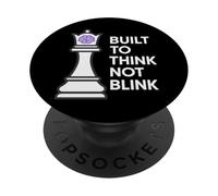 Scacchi Ragazza Scacco Matto Come una Ragazza Regina Strategia Potenza PopSockets PopGrip Adesivo