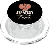 Scacchi Ragazza Scacco Matto Come una Ragazza Regina Strategia Potenza PopSockets PopGrip per MagSafe