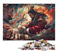 Scacchi Royale Puzzle in Legno 500 Pezzi Adulto Regalo Per Amore E Amico Decorazione Interna Unica Per Gioco Familiare Gioco Education Stress Relief 500pcs (52x38cm)