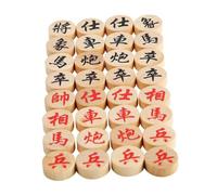scacchi Set di scacchi cinesi Tavolo da gioco pieghevole Xiangqi | Design portatile, gameplay strategico, struttura in legno naturale, piace a tutte le età
