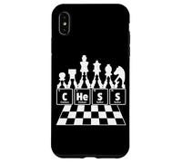Scacchi Set Tavola Periodica Elementi per gli amanti degli scacchi e della chimica Custodia per iPhone XS Max