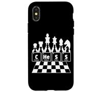 Scacchi Set Tavola Periodica Elementi per gli amanti degli scacchi e della chimica Custodia per iPhone X/XS