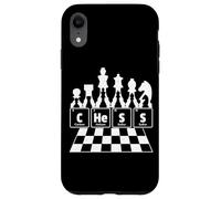 Scacchi Set Tavola Periodica Elementi per gli amanti degli scacchi e della chimica Custodia per iPhone XR