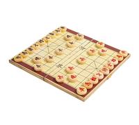 Scacchi tradizionali cinesi - Scacchiera pieghevole in legno per principianti | Gioco da tavolo pieghevole compatto ChessSet cinese da viaggio | Bambini Adulti Gioco in famiglia
